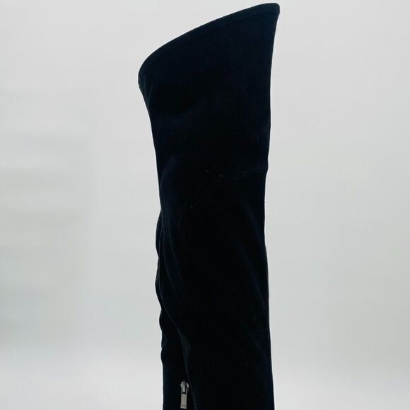 Marc Fisher Size 6M Black Over the Knee Suede Cathi Boot Pointed Toe Heeled - Picture 9 of 12